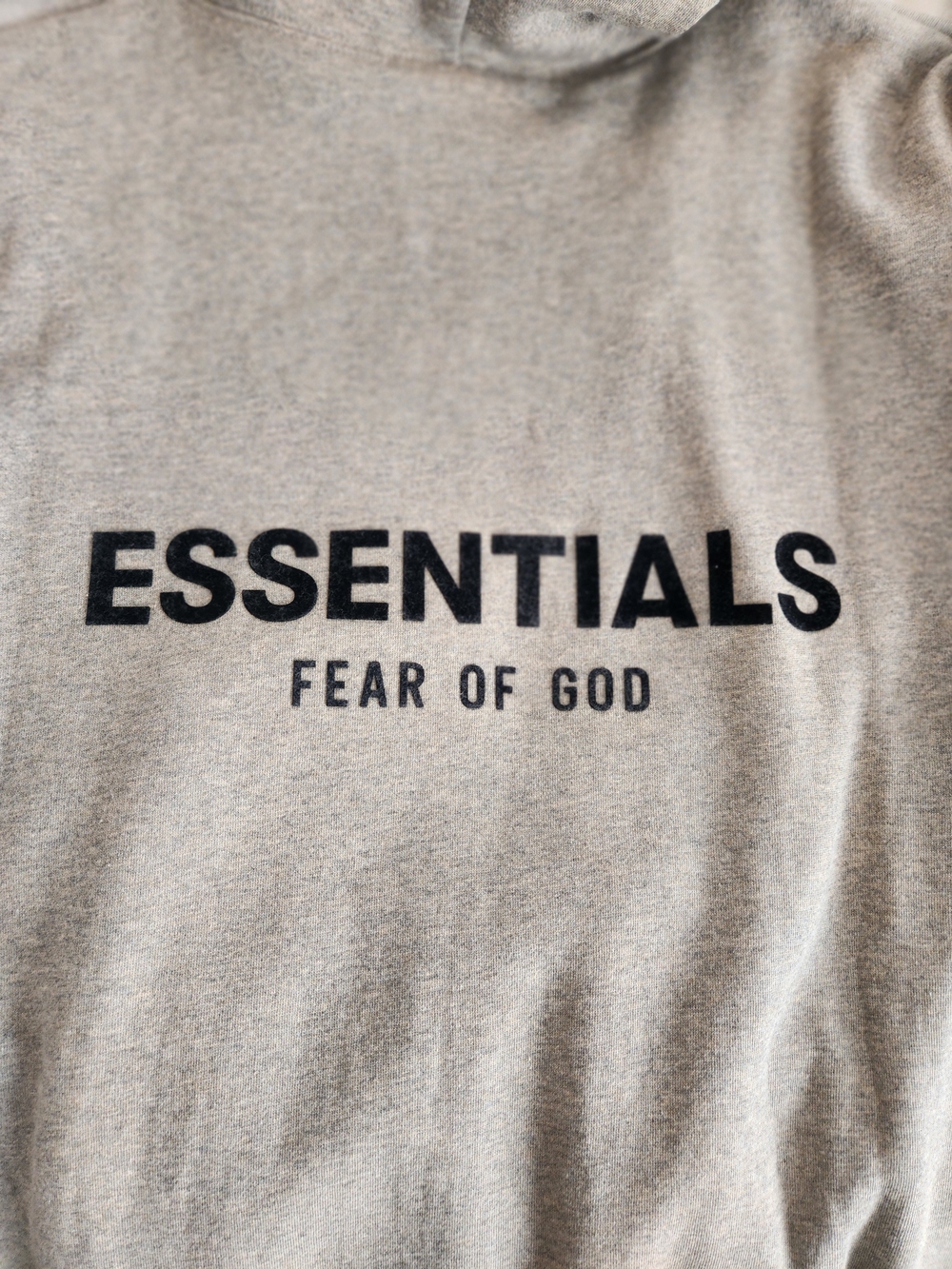 Fear of God ESSENTIALS Men's Crewneck Shirt in Beige